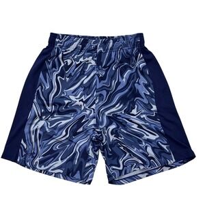 NEW‎ Under Armour Mens UA Train Stretch 2.0 Print Shorts Blue Marble Small $40